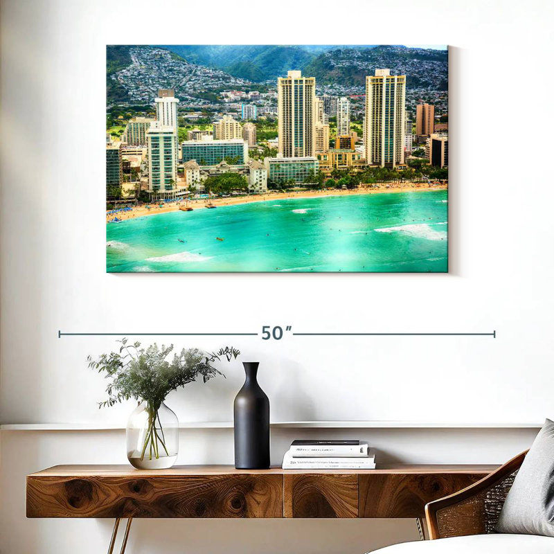 Gillard Waikiki Beach, H 26 po x l 39 po