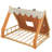 Full Size House Bed With Tent And Light,Brown-1319666170