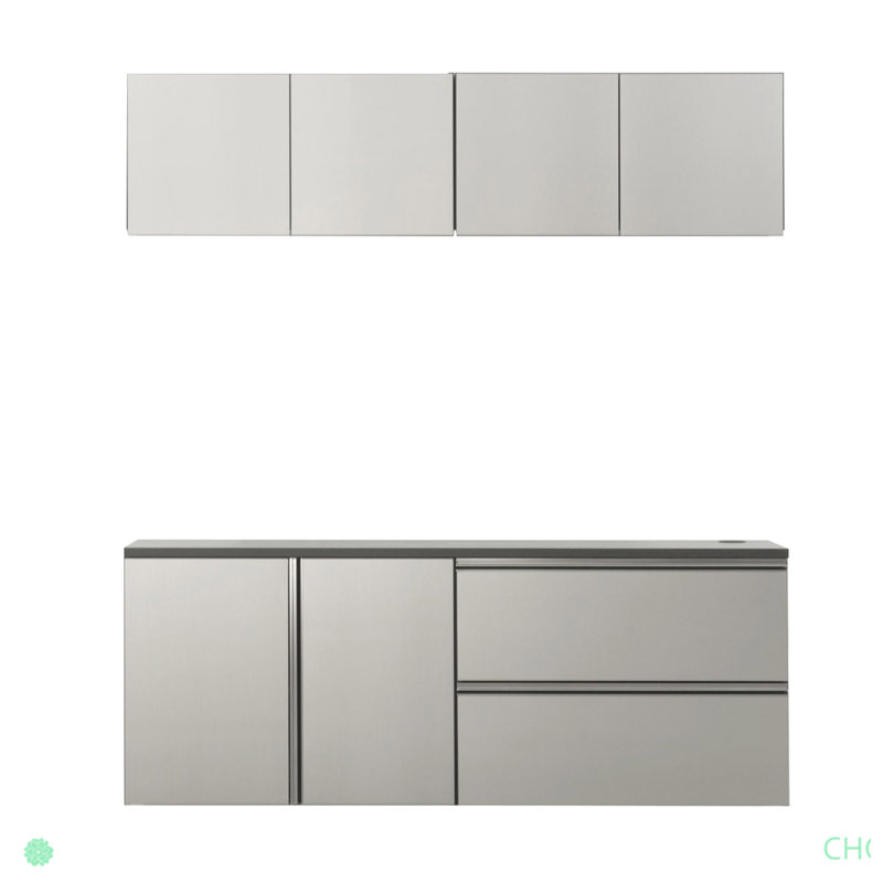 Nova Series Grey Garage Cabinet Set C (5-Piece)