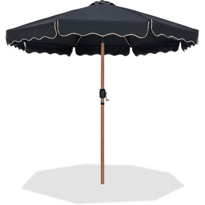 Amalfi With Piping Fabric Patio Umbrellas