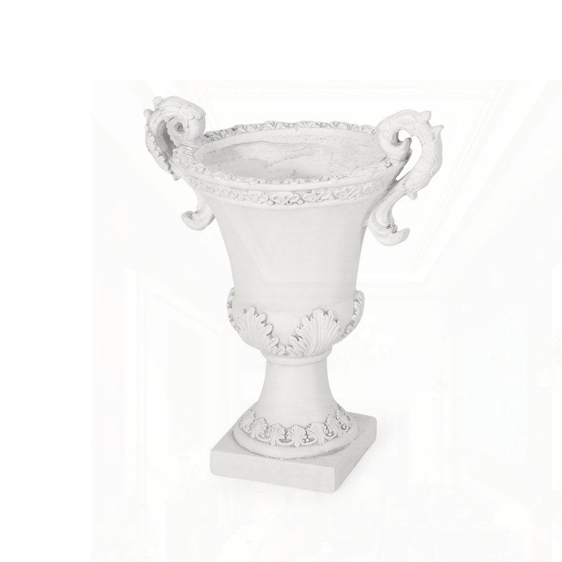 MGO GARDEN URN PLANTER, Antique White