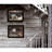 "Bacon & Eggs" 2-Piece Vignette By Billy Jacobs, Black Frame