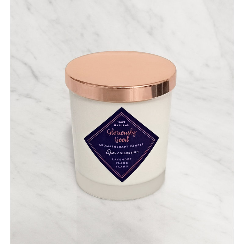 Spa Lavender & Ylang Ylang Scented Jar Candle