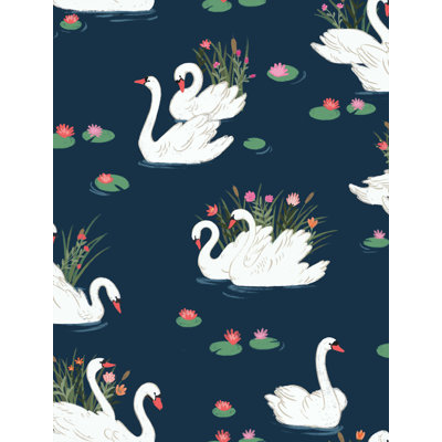 Swan Lake Step 01A by Janelle Penner - Wrapped Canvas Print