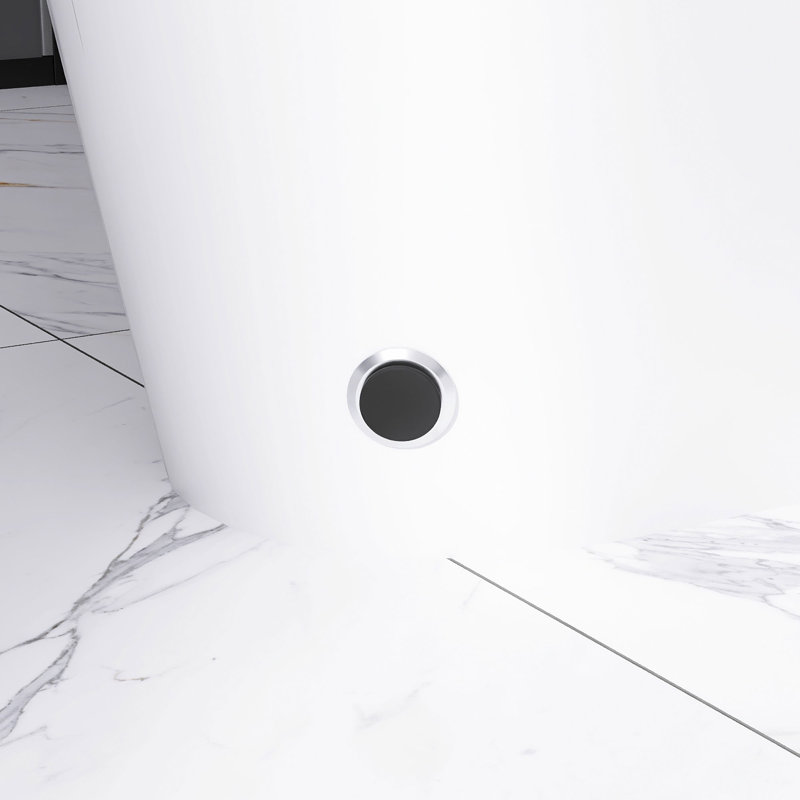 Toilette intelligente en céramique avec siège chauffant, Blanc