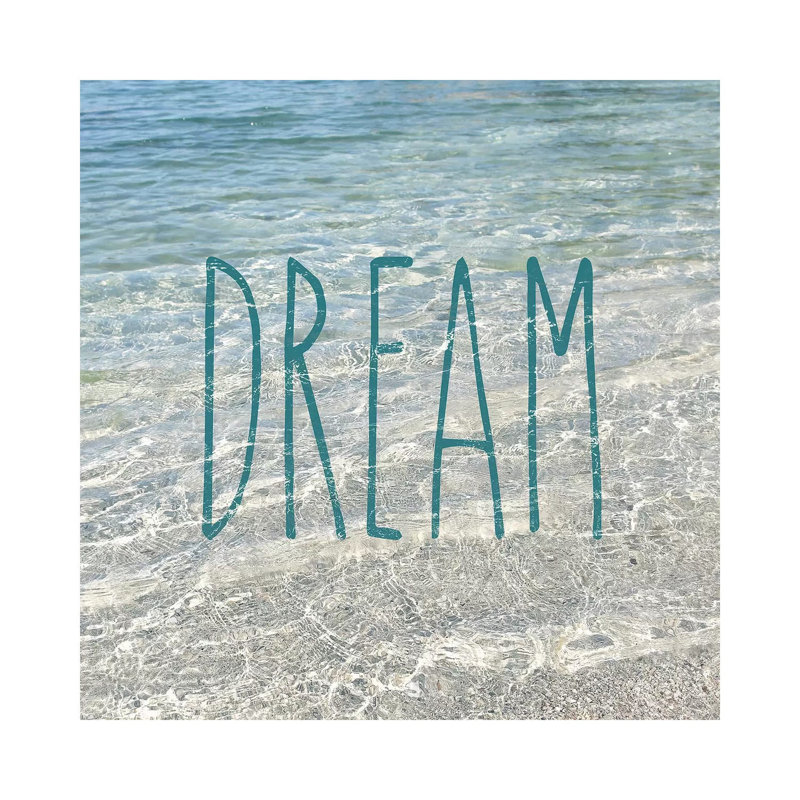 Dream In The Ocean by Sarah Gardner - Gallery-Wrapped Canvas Giclée on Canvas, 30.48 cm H x 30.48 cm W, Canvas