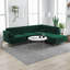 Canapé et chaise longue en velours Addilynn-1486649936-1486649937