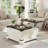 Jareal Coffee Table,Farmhouse Lift Top Coffee Table,Square Coffee Table with Storage for Living Room-407350936-404751726-456811781