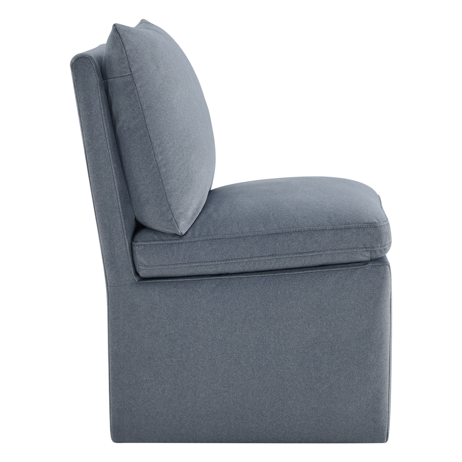 Alayaa Linen Dining Chair, Storm Polyester