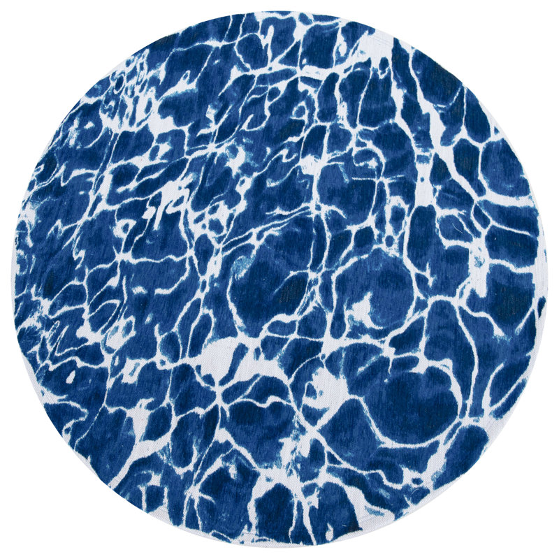 Abstract Area Rug, Round 140cm