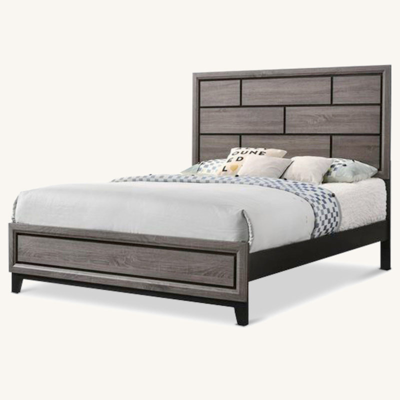 Standard Bed, King, Cream White