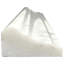 Garniture de fauteuil de chaise en marbre poli 12 po x 2 po blanc Carrara