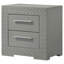 Table de chevet 2 tiroirs Pierce Grey-690934822