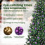 vidaXL Artificial Pre-lit Christmas Tree Green PVC and Metal-65313429