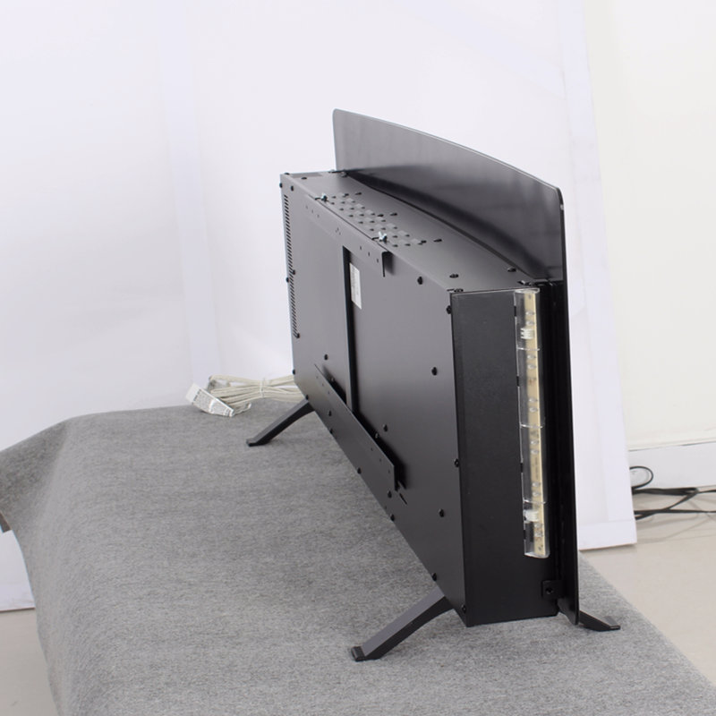 48 Inch Curved Front Wall Mounted Electric Fireplace With Remote