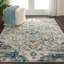 Tapis oriental beige / bleu Dreya-31378745