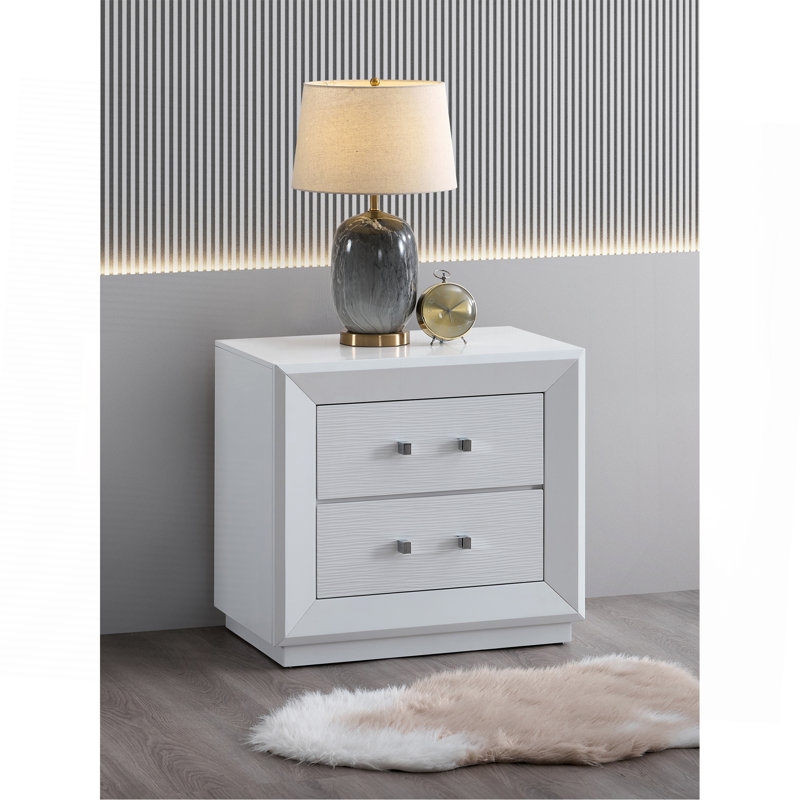 Mars G001700-N Table de chevet blanc