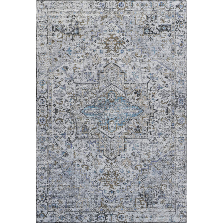 Premium Machine Washable Ponce AMF1767 Global Rug