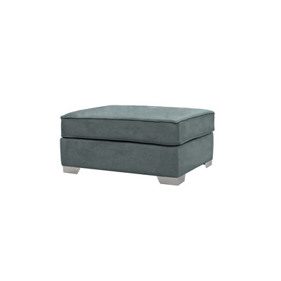 Quade 93 cm W Velvet Rectangle Ottoman
