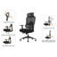 Chaise de bureau réglable en hauteur (foncée)