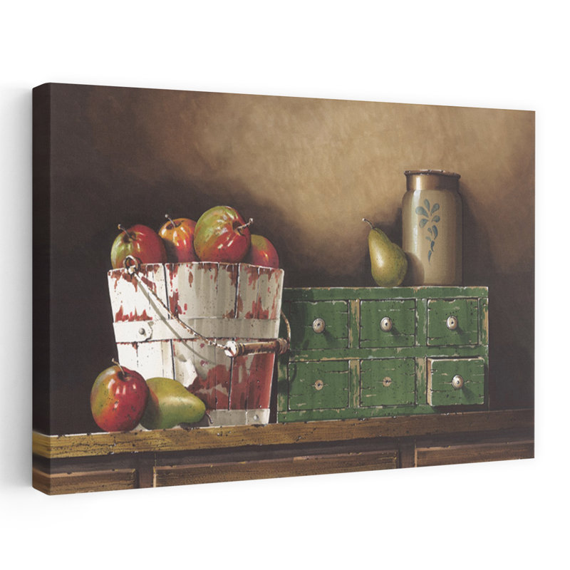 Pommes et poires, H 32 po x l 48 po