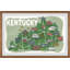 «Green Kentucky Spots» par - peinture encadrée-1407420980