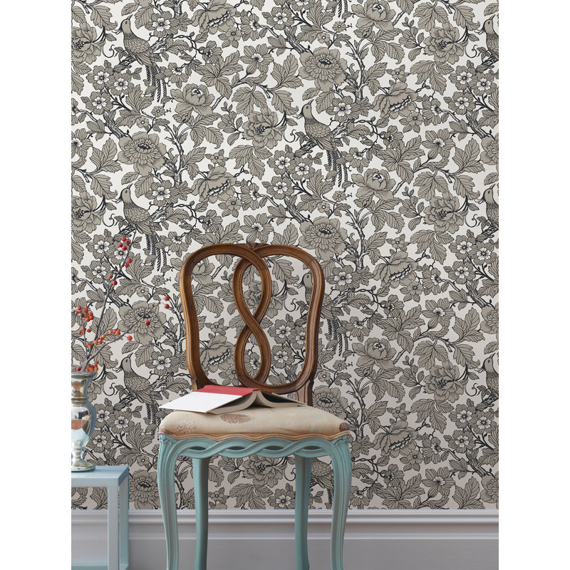 Rouleau de papier peint Hainesport, Noir