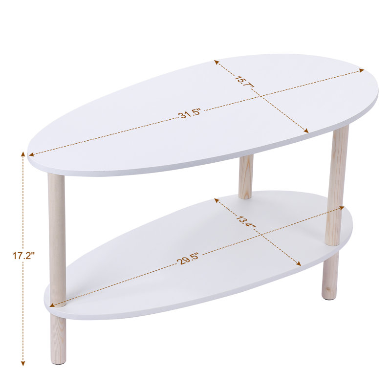Table basse avec 3 pieds Kristlynn