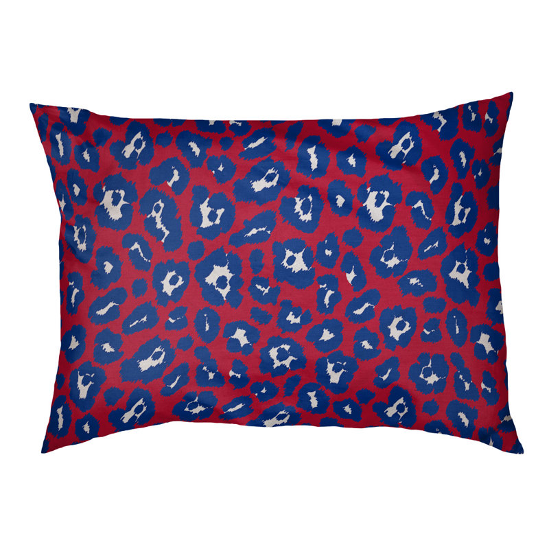 Coussin d'extérieur Indianapolis, Grand (l 30 po x P 40 po x H 5 po), Rouge / Blanc / Bleu