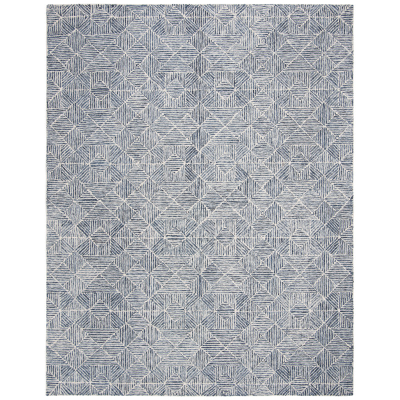 Geometric Hand Woven Area Rug, Rectangle 274 x 366cm