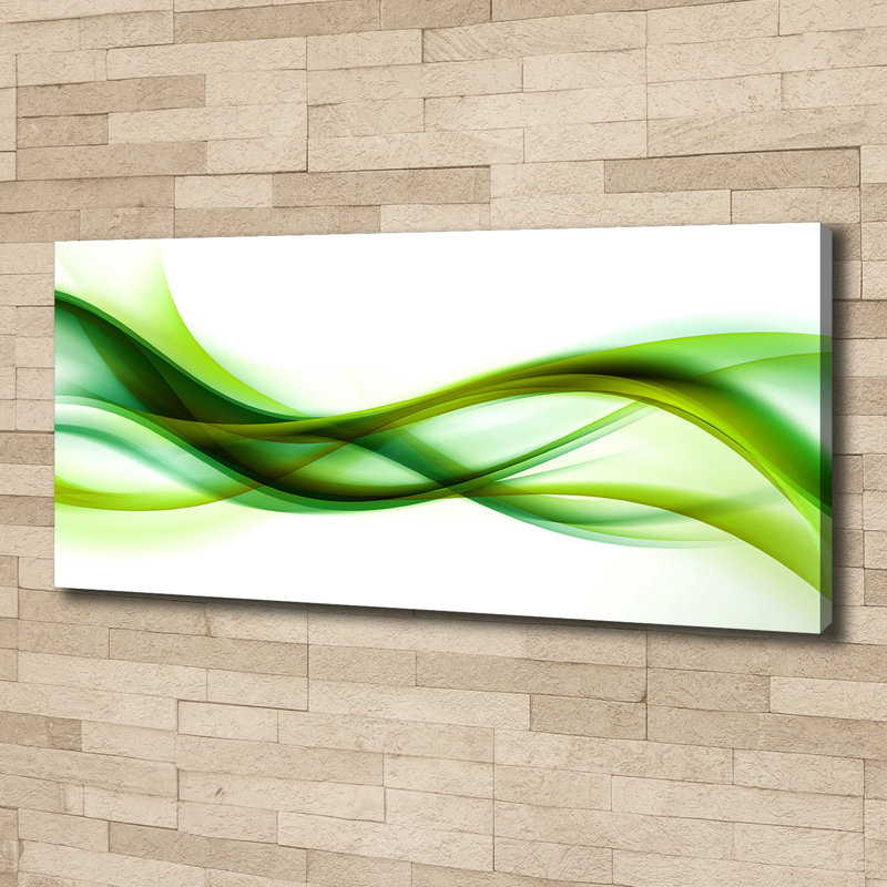 Waves Abstraction - Wrapped Canvas Print