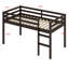Lit mezzanine en bois avec échelle-1049872958