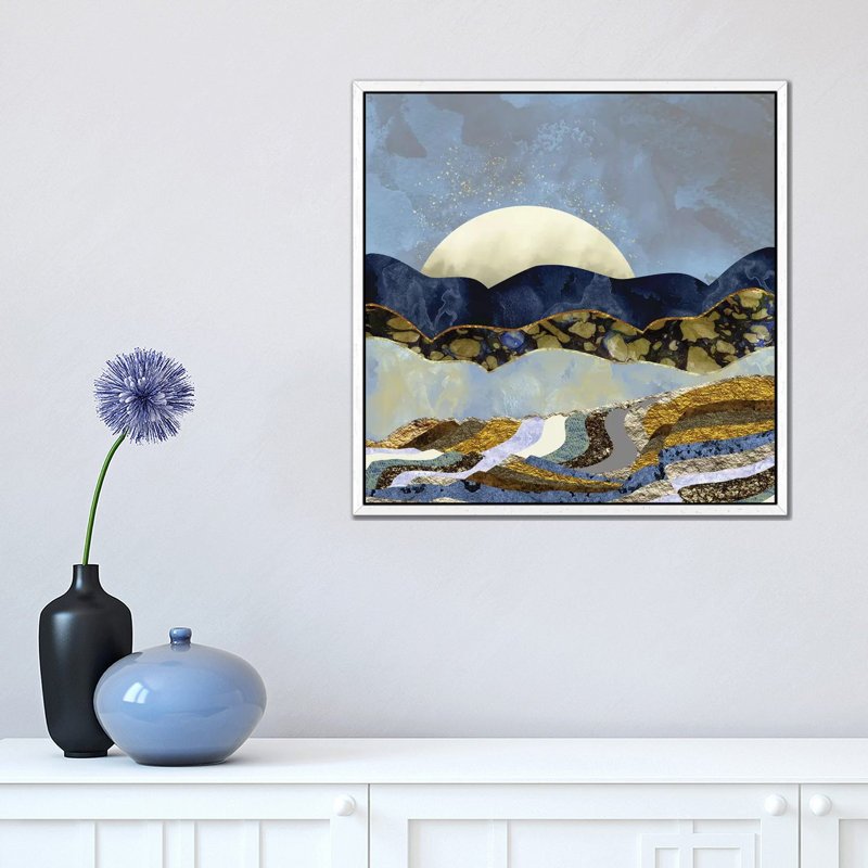 Firefly Sky - Print on Canvas, White Framed, 45.72 cm H x 45.72 cm W