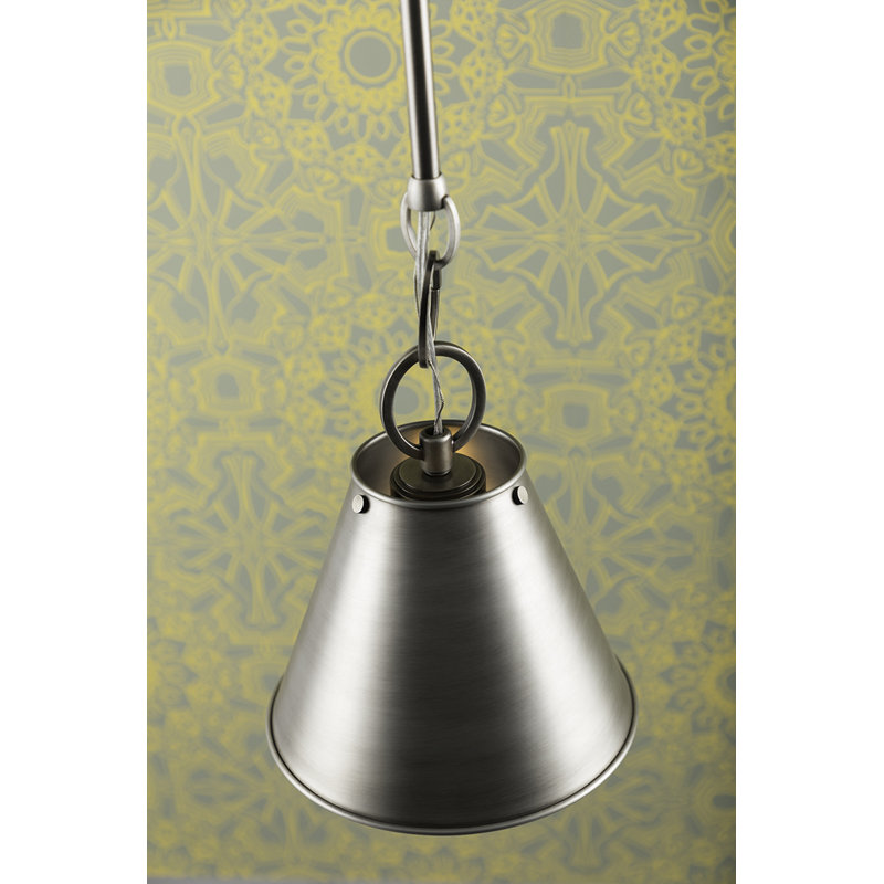 Altamont 1 - Light Pendant, Historic Nickel, 9" H x 8" W x 8" D