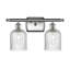 Éclairage pour salle de bain à intensité variable en métal à 2 lumières avec abat-jour en verre l 15 po Brysin-1085497943-1085497942