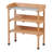 30X14.535.5 Three - Layer Solid Wood Potting Table With Metal Top, Outdoor Work Bench For Garage And Diy Projects, With Built In Hooks Adjustable Feet Functionality 30.5L 14.6W 35.5H Tier Gardening