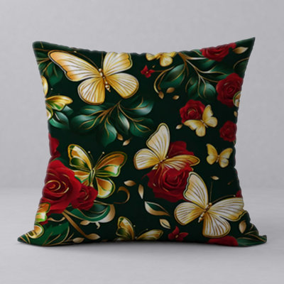 Abstract Reversible Throw Pillow