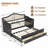 Twin Daybed with Trundle And Drawers-117794025