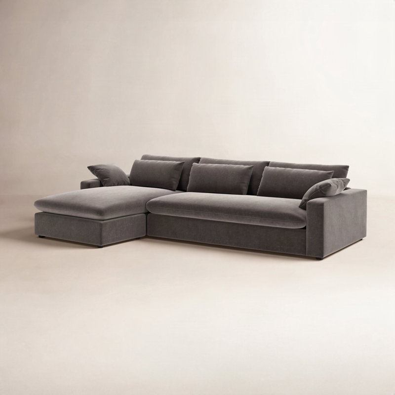 Remy Chaise Sectional, Left Hand Facing, Andrew Sienna