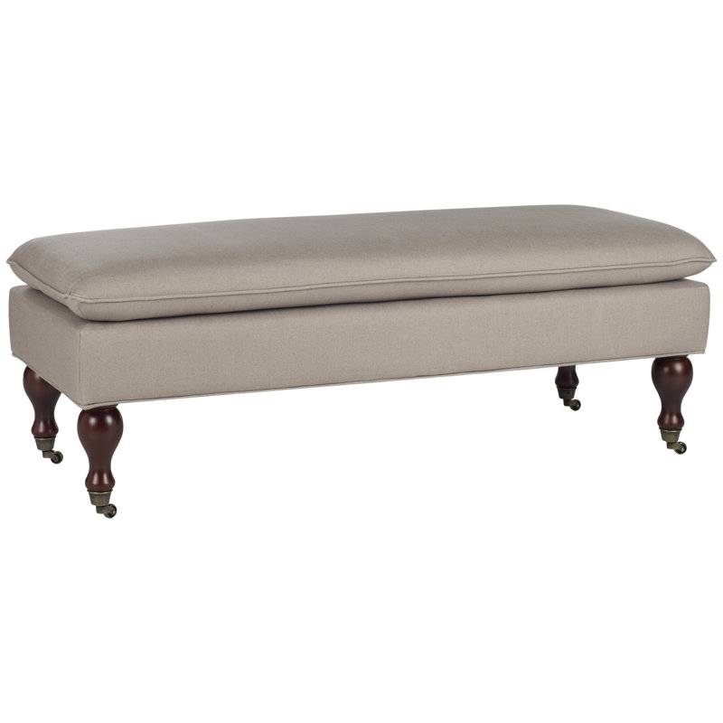 Hampton Upholstered Bench, Taupe
