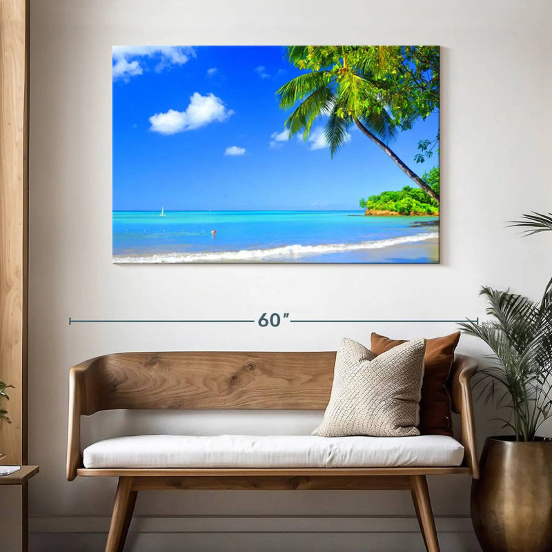 Gillard, Barbade, Caraïbes, plage, H 32 po x l 48 po