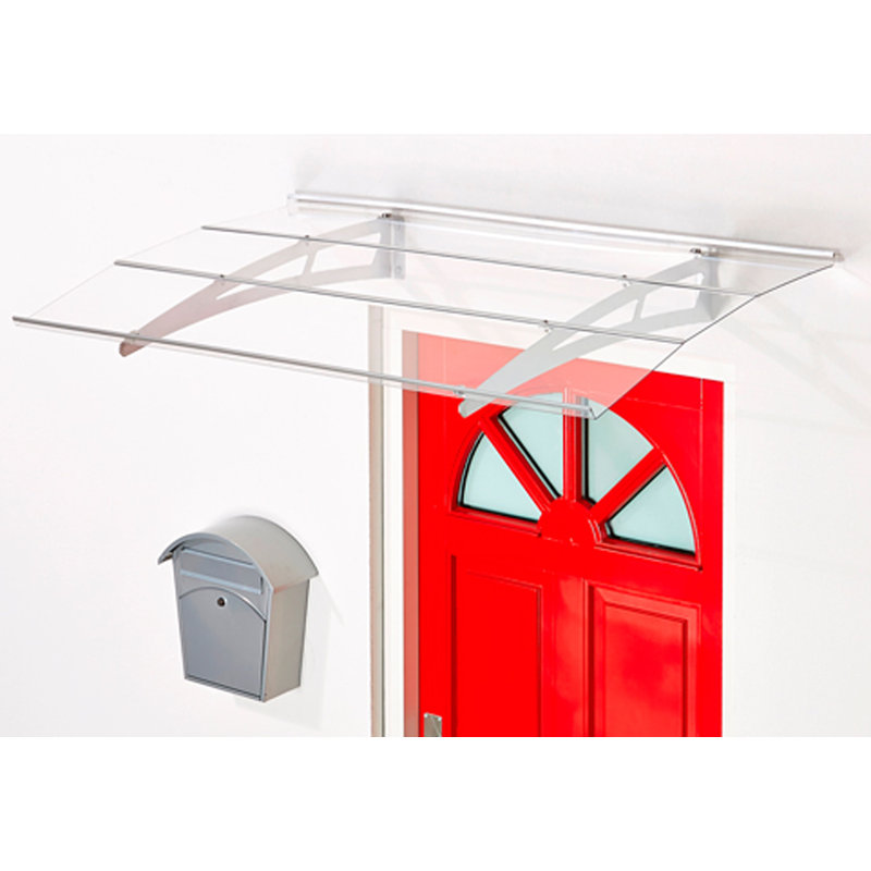 Dakota Fields 1.4cm W x 0.88cm D Plastic Clear Cover Retractable Door / Window Awning