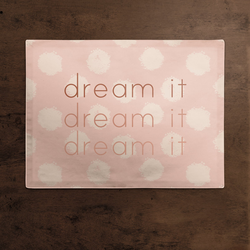 Napperon en coton 14 "Dream It