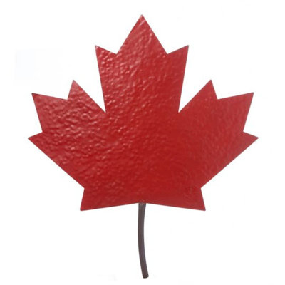Décoration feuille d'érable rouge