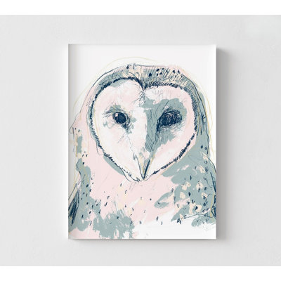 Art mural Silas Owl Vet Office, ferme au-dessus d'une cheminée, cadeau animal sauvage pour impression de grand-mère, décor de chambre d'enfant