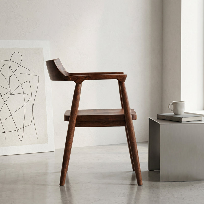 Side Chair in Brown