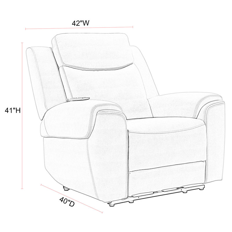 Rudra Power Zero G Recliner With Heat And Massage, Cashew