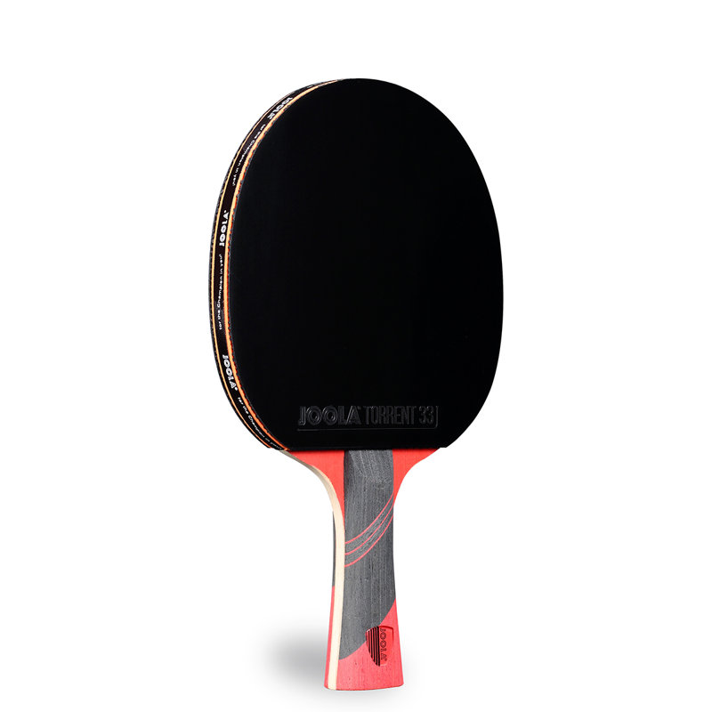 JOOLA Omega Speed Table Tennis Racket with Flared Handle - Tournament Level Ping Pong Paddle, Red