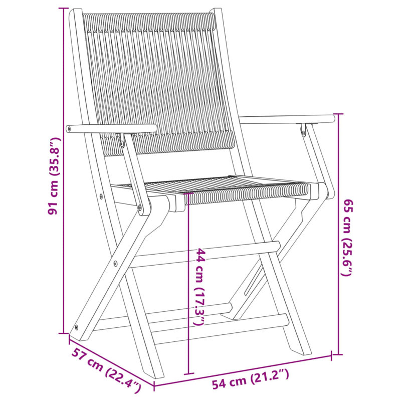 Villejuif Patio Dining Accent Chair, Beige