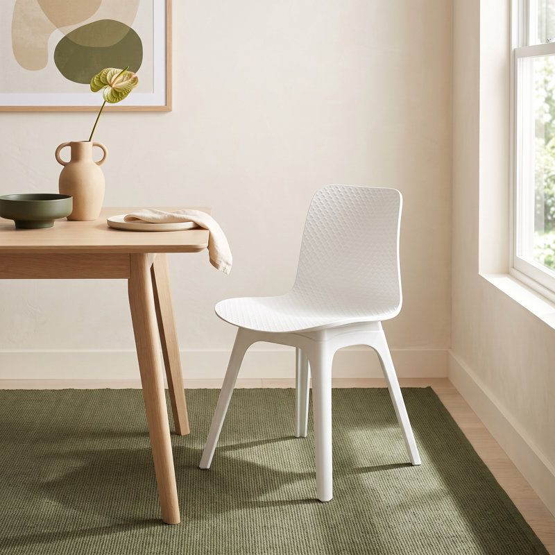 Brin 17.9'' H Side Chair, White